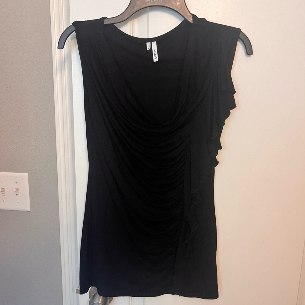 Studio Y Black Tank Top
